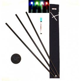   DG Világító Alkonykapcsolós Dőlőbója csomag /hord táskával, súllyal, 5,25m Fehér